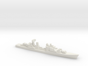Friesland-class destroyer, 1/2400 in White Natural Versatile Plastic