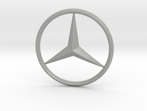 Mercedes logo For Printing in Aluminum
