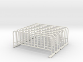 Barrier 02. Scale 1:48 in White Natural Versatile Plastic