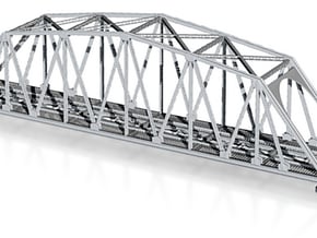 120ft Truss Bridge Z Scale in Tan Fine Detail Plastic
