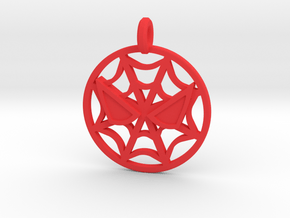 Spiderman Keychain in Red Processed Versatile Plastic