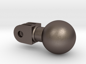 action camera ball joint in Polished Bronzed Silver Steel
