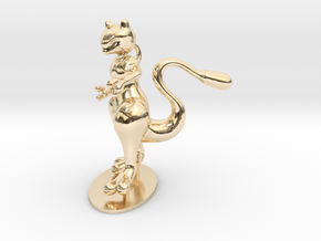 Mewtwo in 14K Yellow Gold
