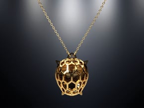 Turtle pendant in 14K Yellow Gold