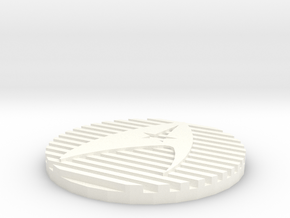 Kirk Generations Vest Zip Tab/Button in White Processed Versatile Plastic
