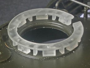 TC Ring Leo1A1 A2 A3 A4 in Tan Fine Detail Plastic