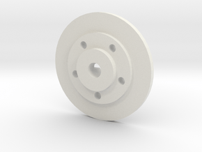 Mach5 Hubs With Disks in White Natural Versatile Plastic