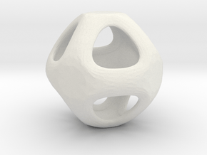 Conway Polyhedron {lseehO} in White Natural Versatile Plastic