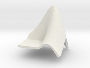L-Shaped Membrane in White Natural Versatile Plastic