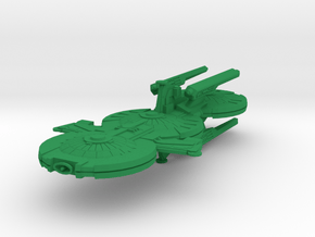 Glorious Ghorn battleship in Green Processed Versatile Plastic