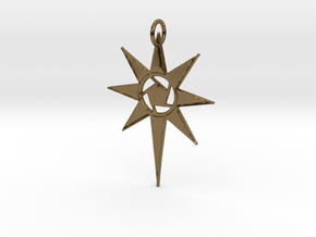 Thareon Pendant Beta in Polished Bronze