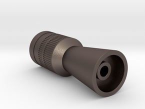 ESB Flash Hider (Hoth Version CUT barrel) in Polished Bronzed Silver Steel