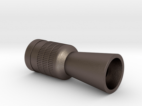 ESB Flash Hider (Bespin Version NOCUT barrel) in Polished Bronzed Silver Steel