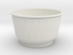Cup Puttachai1 in White Natural Versatile Plastic