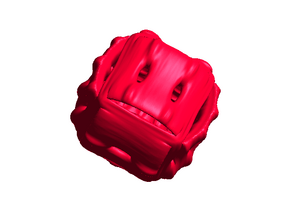Ribcage Die - small in Red Processed Versatile Plastic