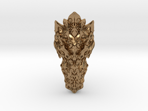 Dragon Ring - Size 10  in Natural Brass