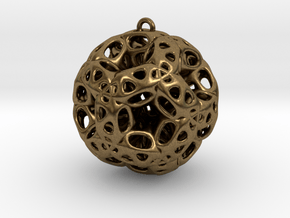 Chrismas ball in Natural Bronze