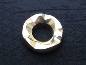 Ag Torch: Brass Tail Ring (4 of 4) in 14k Gold Plated Brass