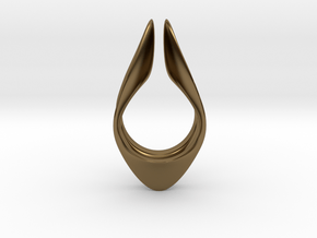 Ring -Drop- Harmony Collection in Polished Bronze