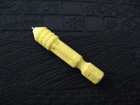 1/4" Hex Bit Pen 02 (012) in Yellow Processed Versatile Plastic