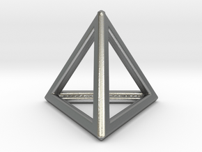 Tetrahedron LG in Natural Silver