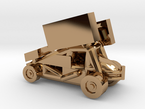 Stainless Sprint Car in Polished Brass