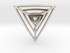 Triangulation Pendant in Platinum