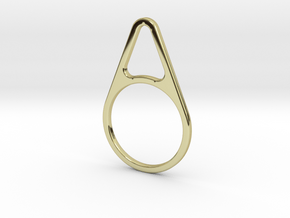 TriaRing Size 5 in 18k Gold: 3 / 44