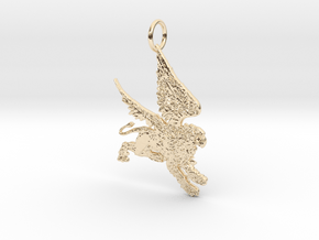 Griffen 1 Pendant in 14k Gold Plated Brass
