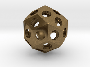 Rhombic Triacontahedron in Natural Bronze