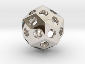 Rhombic Triacontahedron in Platinum