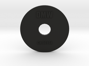 Clay Extruder Die: Circle 001 04 in Black Natural Versatile Plastic