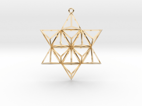 TetraStar 2.2" in 14K Yellow Gold