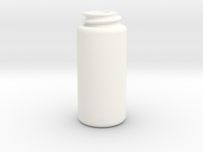 Standard Cylinder in White Processed Versatile Plastic