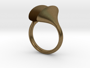 RIOT Rings: The Echo size 8 in Natural Bronze