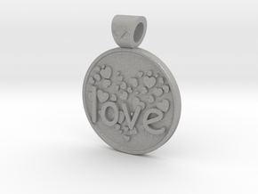 Love is Forever, pendant in Aluminum
