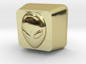 Topre Alien Keycap in 18k Gold