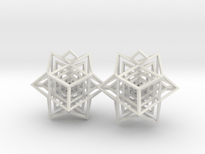 Hedra Cube in White Natural Versatile Plastic