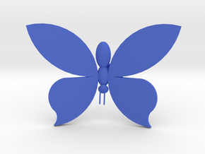 Burtterfly On Your Wall - Big in Blue Processed Versatile Plastic
