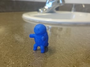 Squirtle in Blue Processed Versatile Plastic