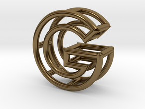 G in Polished Bronze