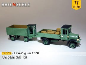 SET LKW-Zug um 1920 (TT 1:120) in Smooth Fine Detail Plastic