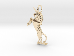 Chimera 2 Pendant in 14k Gold Plated Brass