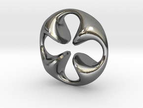 Lobe Wheel in Polished Silver