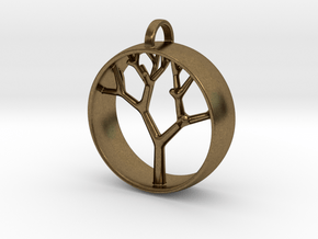 Natural Collection - Tree Pendant in Natural Bronze