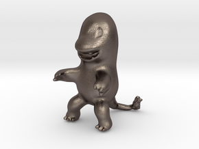 Charmander in Polished Bronzed Silver Steel