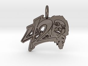 420 Pendant in Polished Bronzed Silver Steel