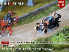 Ford Model T - opened roof (British N 1:148) in Smooth Fine Detail Plastic
