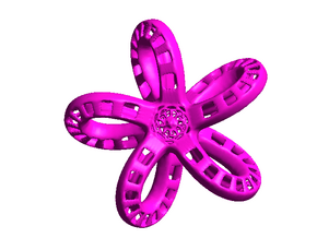 Five Loop - big in Pink Processed Versatile Plastic