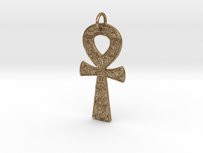 BigMidas 'Ankh in Polished Gold Steel